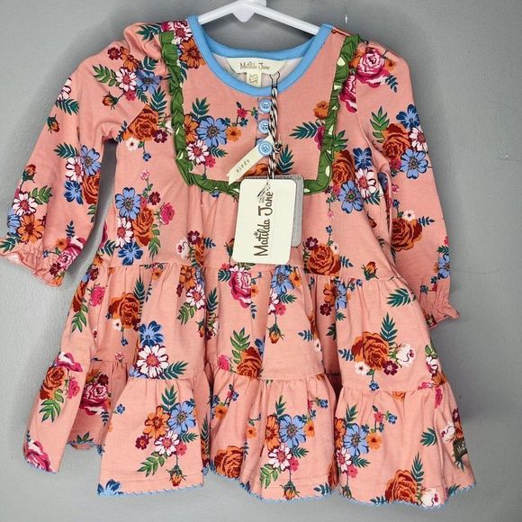 Matilda Jane Other - Matilda Jane Learn As I Go Dress NWT Moments With You Floral Size 6-9 Months